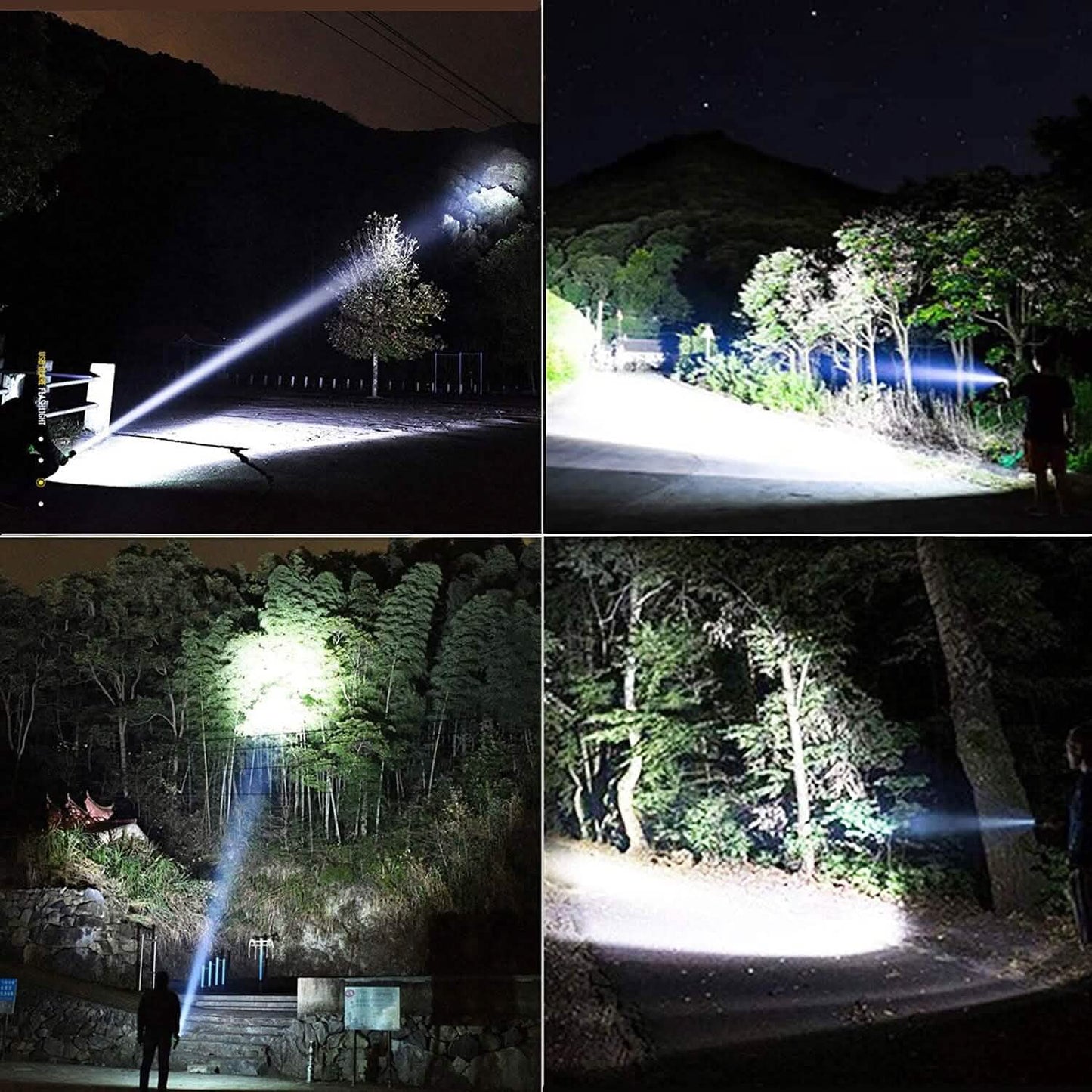 Rechargeable LED Flashlights 90000 Lumens