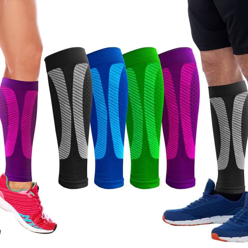 1-Pair: DCF Elite Unisex Calf Compression Sleeves