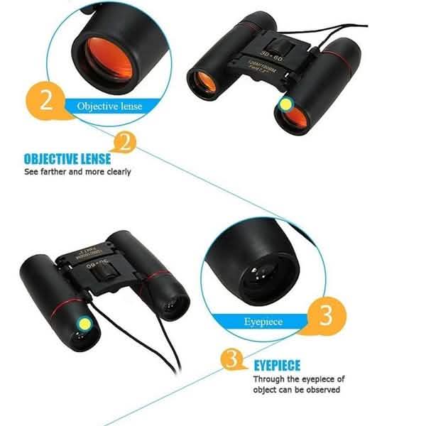 30x60 Military Folding Binoculars Telescope