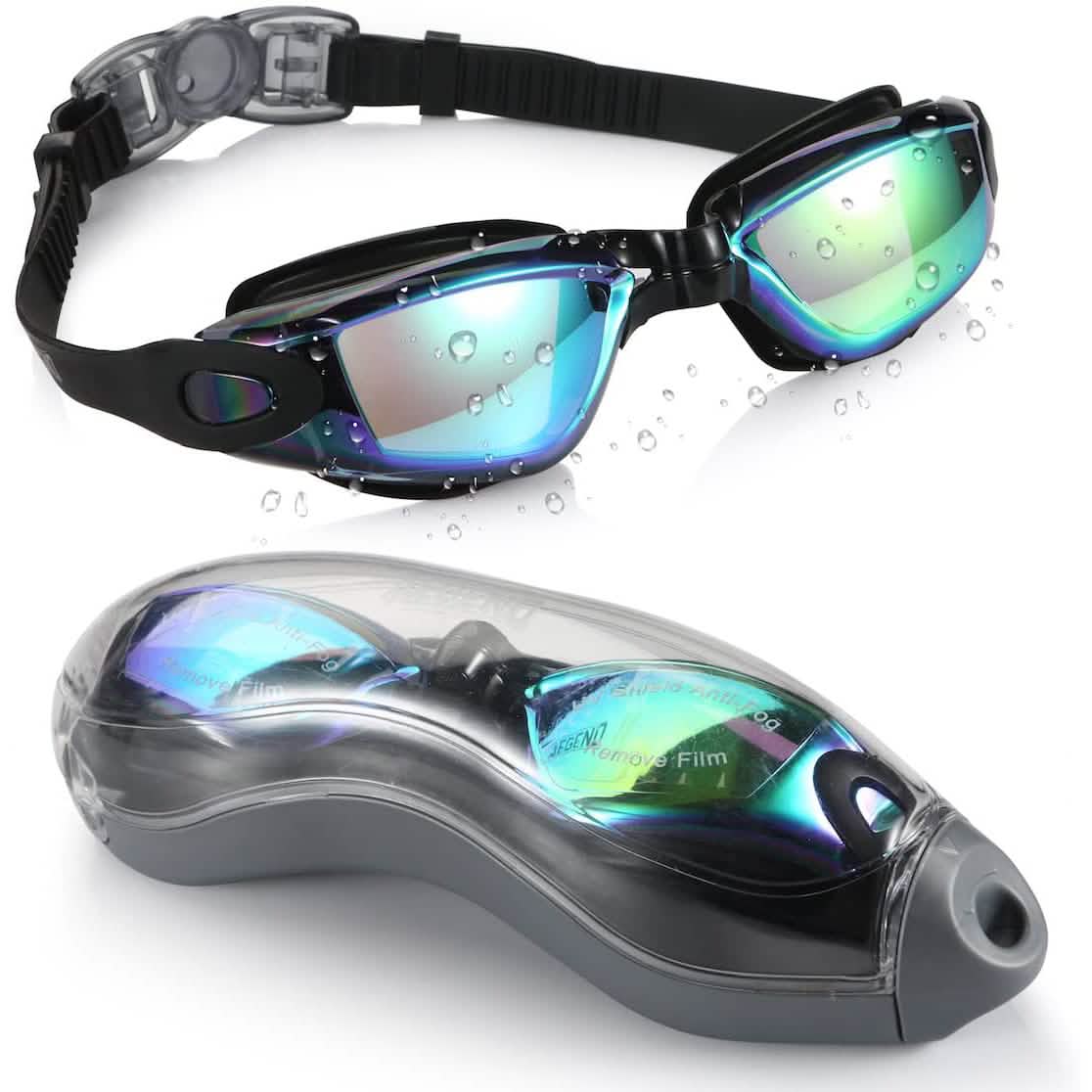 Aegend Swim Goggles No Leaking Full Protection