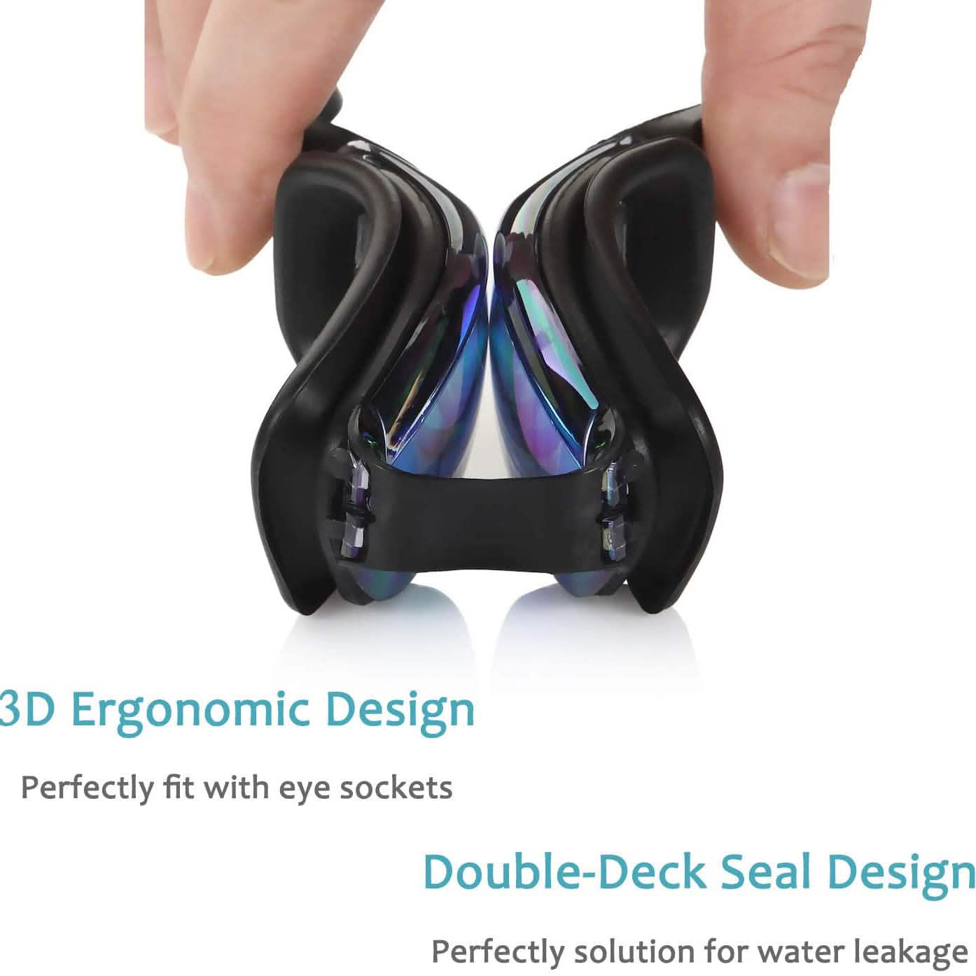 Aegend Swim Goggles No Leaking Full Protection