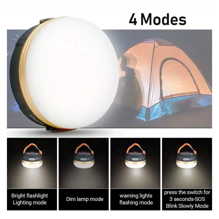 Rechargeable LED Camping Lantern with Magnet Base