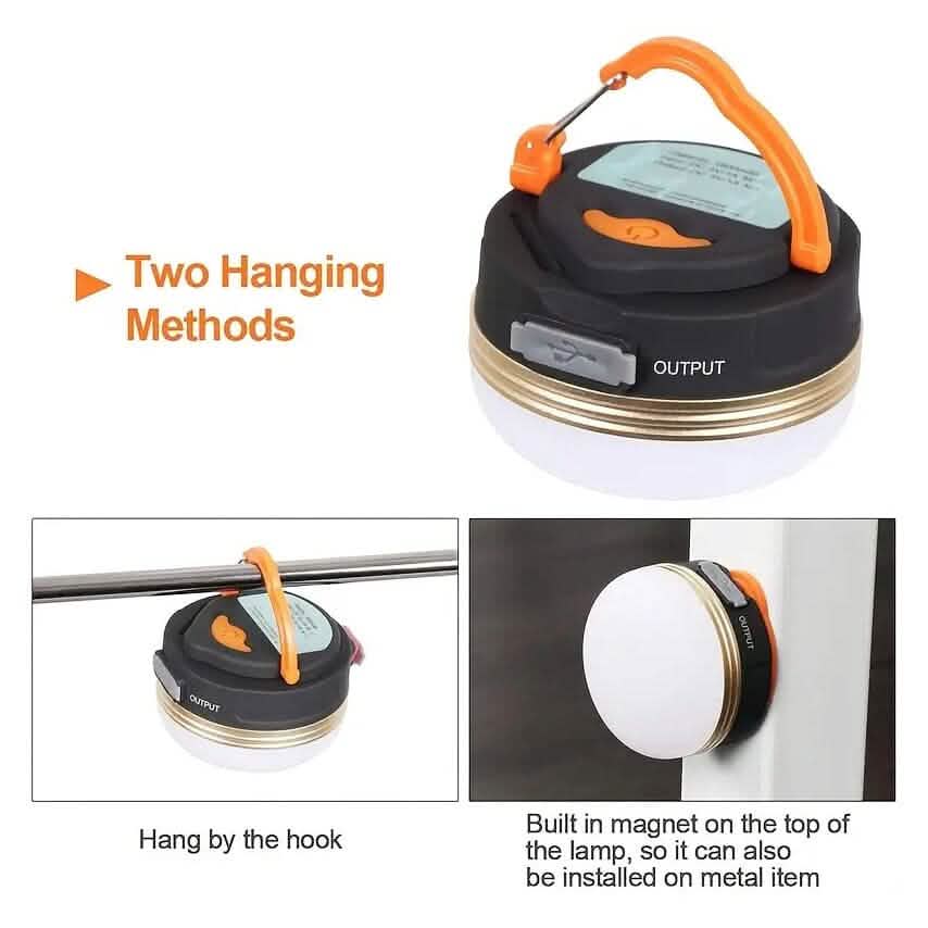 Rechargeable LED Camping Lantern with Magnet Base