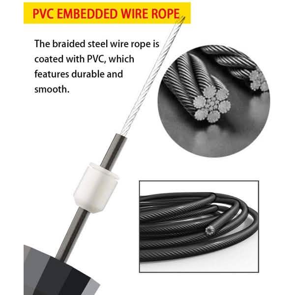 Tangle-Free Skipping Rope with Ball Bearings